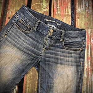 Jeans American Eagle Outfitters Artist Dark Denim Super Stretch Boot Cut